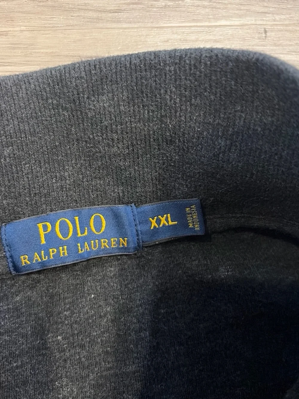 Ralph Lauren Men's grey Quarter-Zip Sweater